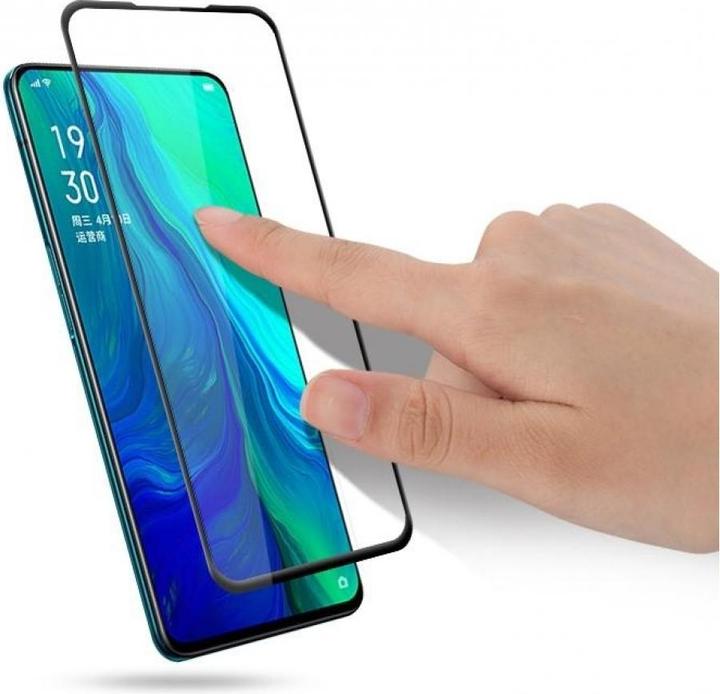 Produktbild Screenguard Oppo Reno 5G 10x Zoom Full Screen Panzerglas Schutzfolie 2.5D 9H (1 Stück, Oppo Reno 10x Zoom)