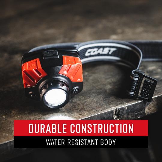 Produktbild Coast FL75R wiederaufladbare Stirnlampe 1000 Lumen - in Hängebox (530 lm)