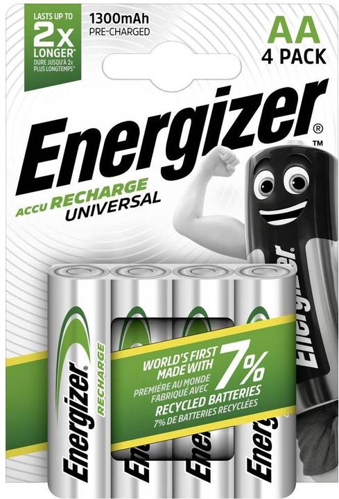 Actual product image Energizer Recharge Universal (4 pcs., AA, 1300 mAh)