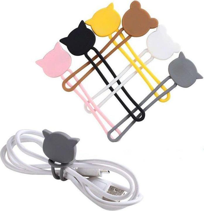 Immagine prodotto Hurtel Avvolgicavo in silicone - rosa