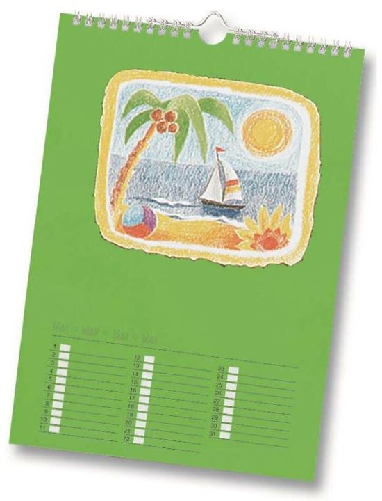 Produktbild Folia Dauerkalender A4 farbig (A4, Deutsch)
