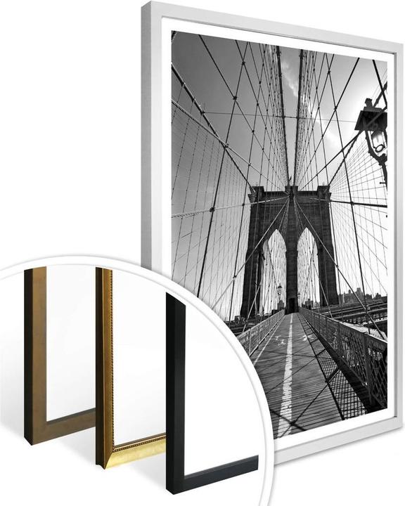 Actual product image Trenddeko Brooklyn Bridge Perspective (30 x 40 cm)