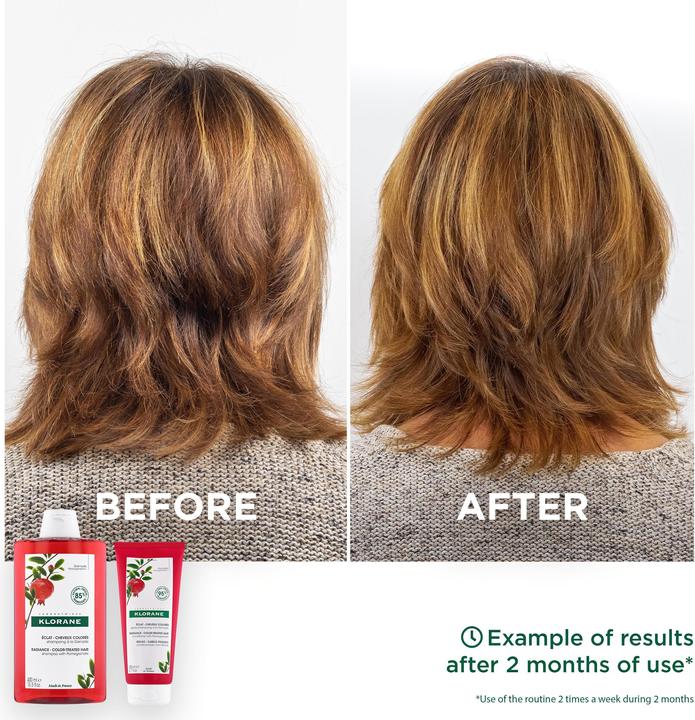 Actual product image Klorane Colour shine care balm with pomegranate (200 ml)