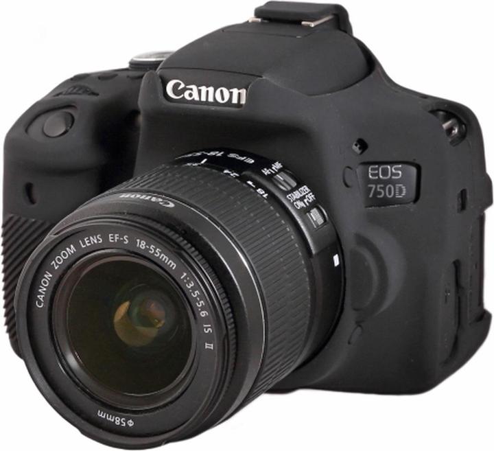 Produktbild easyCover Silikon-Schutzhülle für Canon 750D (Hülle, EOS 750D)