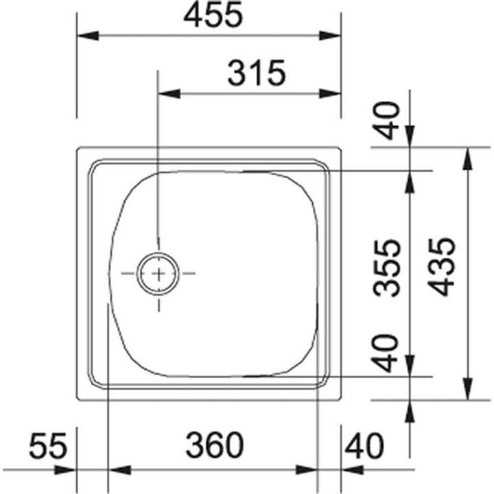 Immagine prodotto Franke Eurostar (Lavello montato, 0.00 cm, 45.50 cm)