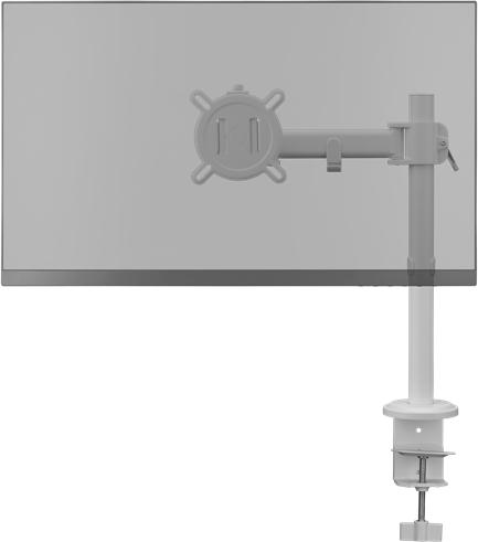 Actual product image One for All Monitor mount Smart Single White DM 2120 (Table, 32")