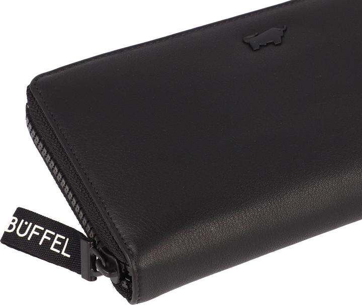 Actual product image Braun Büffel Capri wallet RFID protection leather 19 cm
