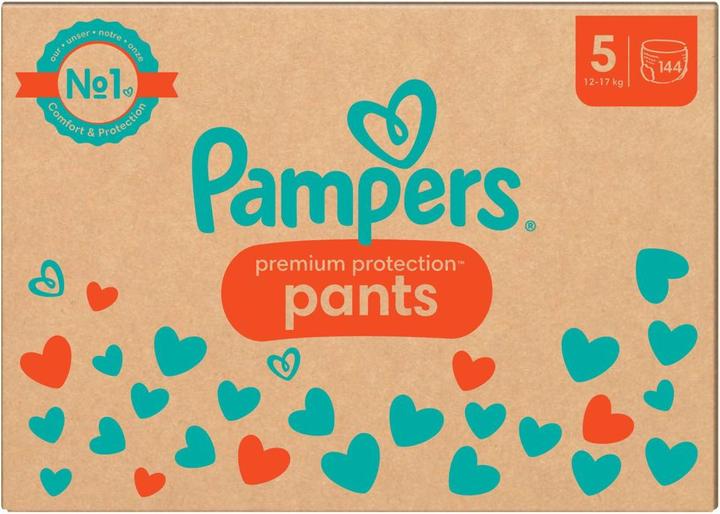 Produktbild Pampers Premium Protection Pants (Gr. 5, Monatsbox, 144 Stück)