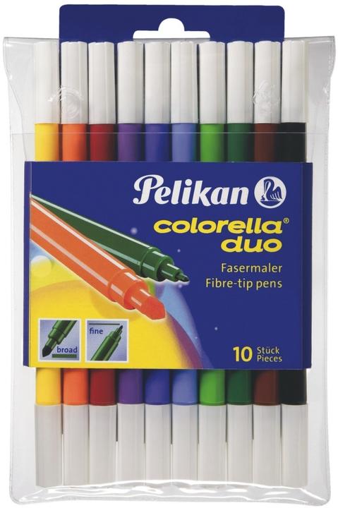 Image du produit Pelikan Stylo en fibre Colorella duo C407 (Multicolore, 10 x)