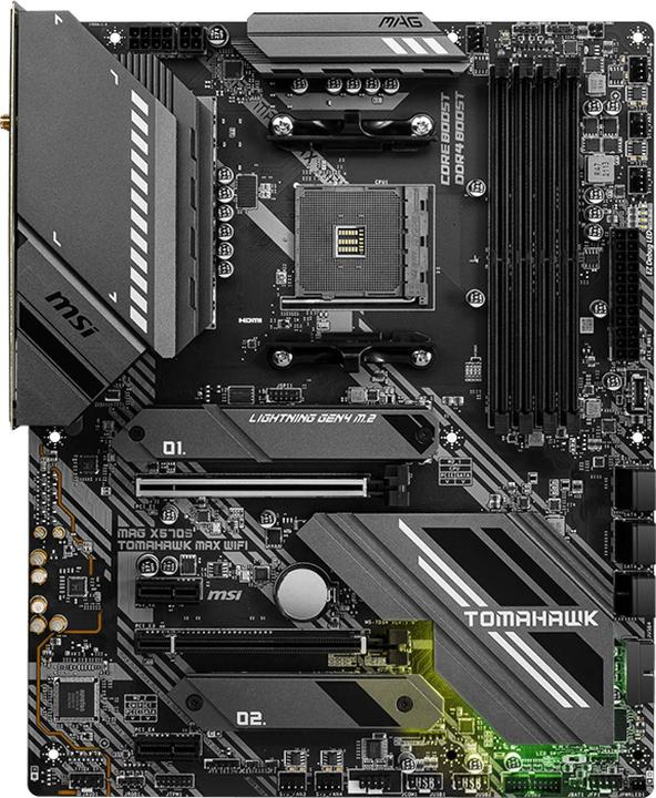 Produktbild MSI X570S Tomahawk Max Wifi (AM4, AMD X570, ATX)
