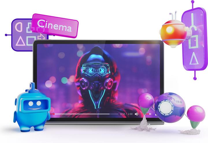 Produktbild Lenovo Tab Plus (nur WLAN, 11.50", 128 GB, Luna Grey)