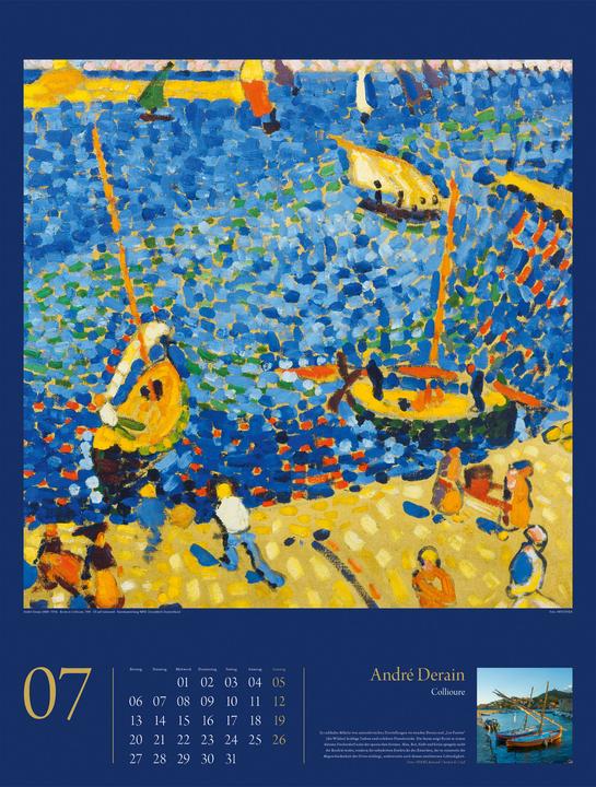 Immagine prodotto KunstGeschichten - Meisterwerke und die Orte ihrer Inspiration Kalender 2026 (Copertina rigida, Tedesco)