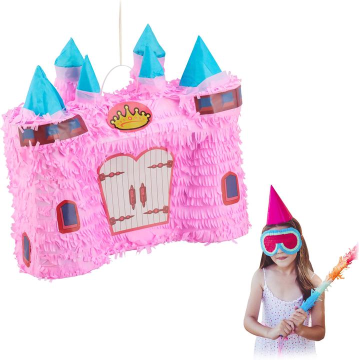 Actual product image Relaxdays Pinata castle