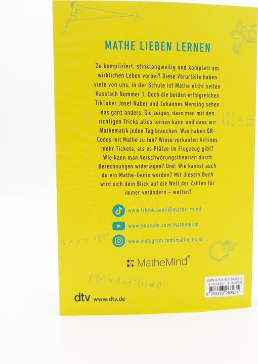 Produktbild Mathe kann jeder – und wir beweisen es (Deutsch, Josef Naber, Johannes Mensing, 2024)