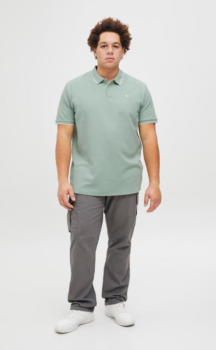 Actual product image Jack & Jones Plus Size Logo Poloshirt Poloshirt (4XL)