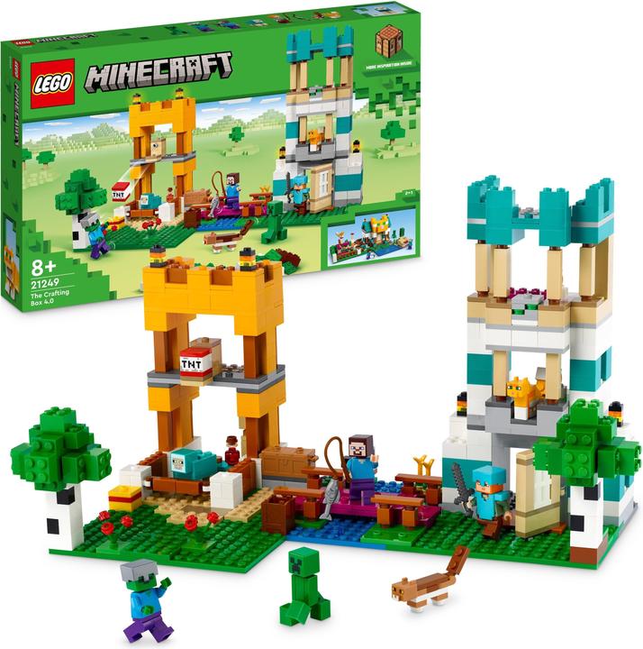 Produktbild LEGO Die Crafting-Box 4 (21249, LEGO Minecraft)