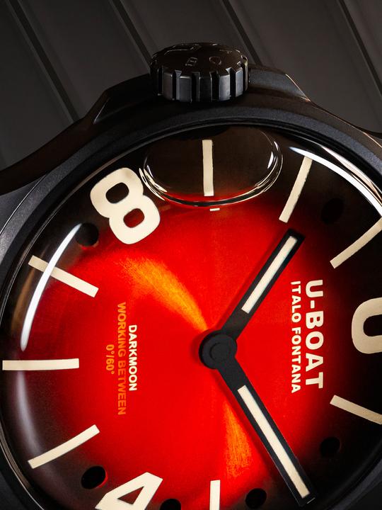 Immagine prodotto U-Boat 9501 Orologio da uomo Darkmoon Red PVD Soleil 40mm 5ATM (Orologio da polso analogico, 40 mm)