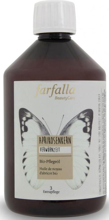 Image du produit Farfalla HUILE DE GRAIN D'APRIQUEHuile de soin bio | Hydratation (Huile pour le corps, 500 ml)