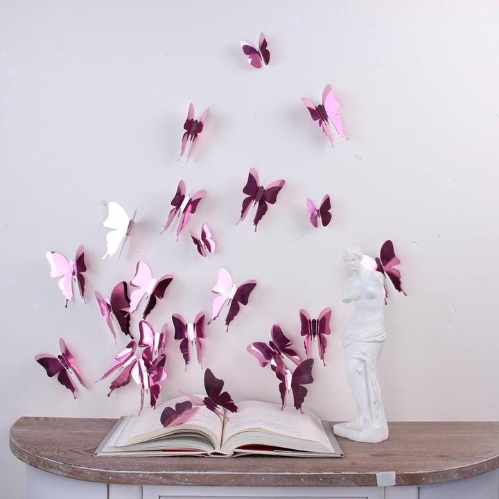 Actual product image Walplus Butterflies (9 x 9.5 cm)