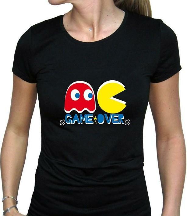 ABYstyle PAC-MAN - Tshirt Game Over woman SS black (L)