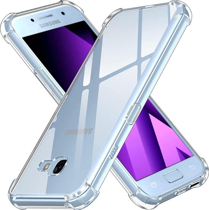 Screenguard Samsung Galaxy A3 2017 Case Crystal Soft Airbag Bumper (Samsung Galaxy A3 (2017))