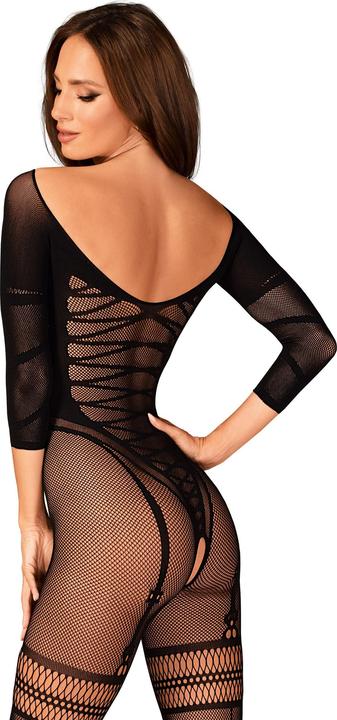 Actual product image Obsessive Mesh Catsuit - Black (S, M, M/L)