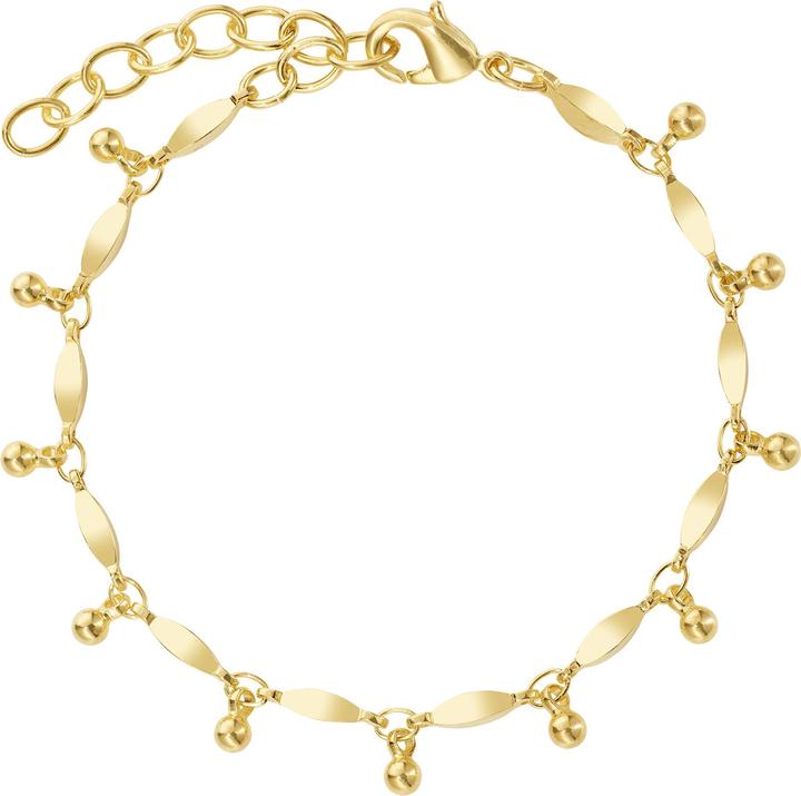Image du produit Steinkult Bracelet doré "Inés (20 cm, Laiton doré 18 carats)