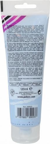 Actual product image Pebeo Decocrème Matt acrylic paint (Steel blue, 120 ml)