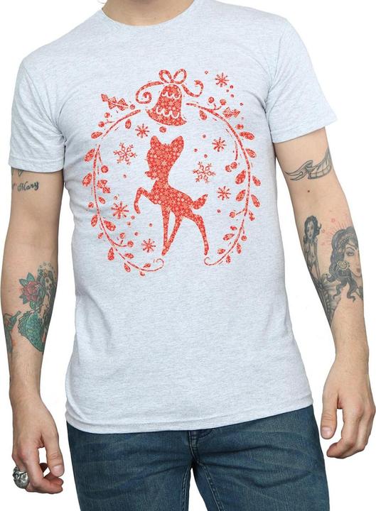 Produktbild Disney Bambi Christmas Wreath TShirt (XXL)