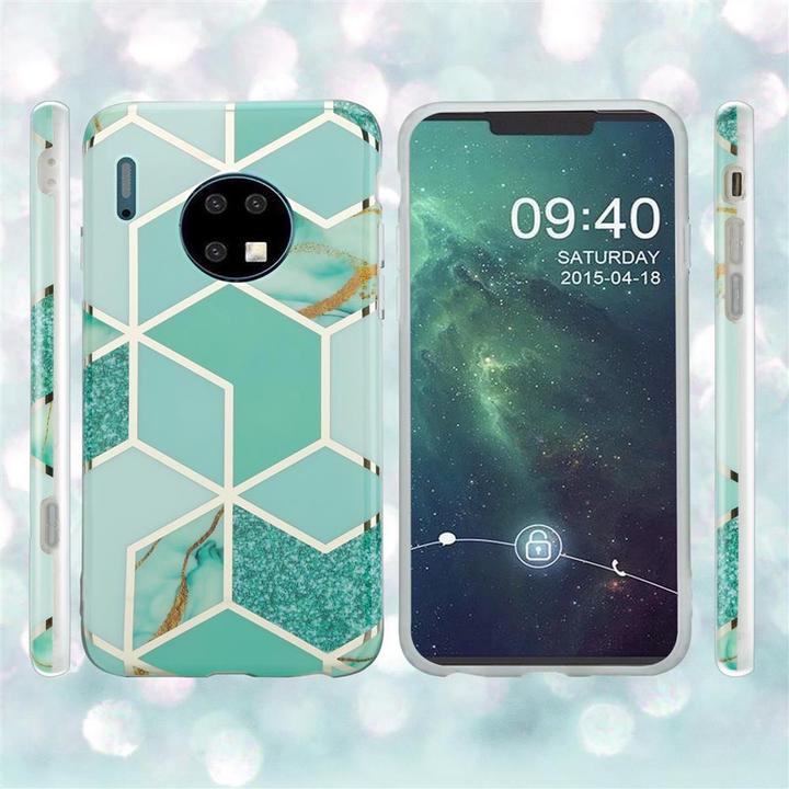 Produktbild Cadorabo IMD TPU Bunter Marmor Cover (Huawei Mate 30)