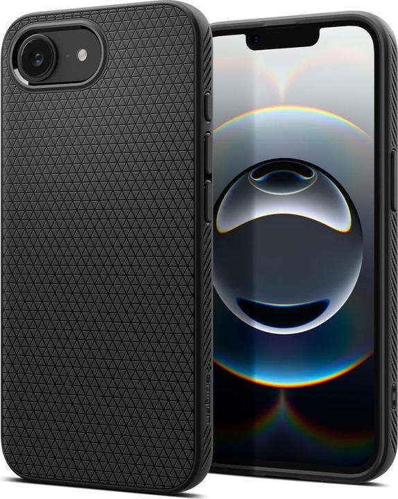 Produktbild Spigen Liquid Air iPhone SE(2025) Case - Matte Black (Apple iPhone 16e)