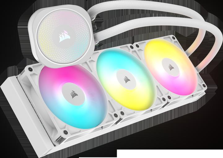Actual product image Corsair NAUTILUS 360 ARGB White, 360mm Radiator, Liquid CPU Cooler
