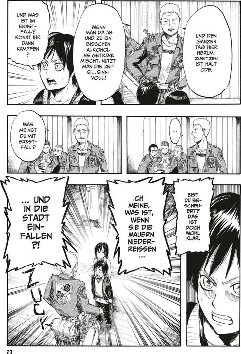 Produktbild Attack on Titan, Band 1 (Deutsch, Hajime Isayama, 2014)