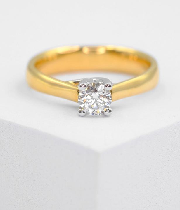 Actual product image Muau Solitaire (54, 750/18 K Gold)