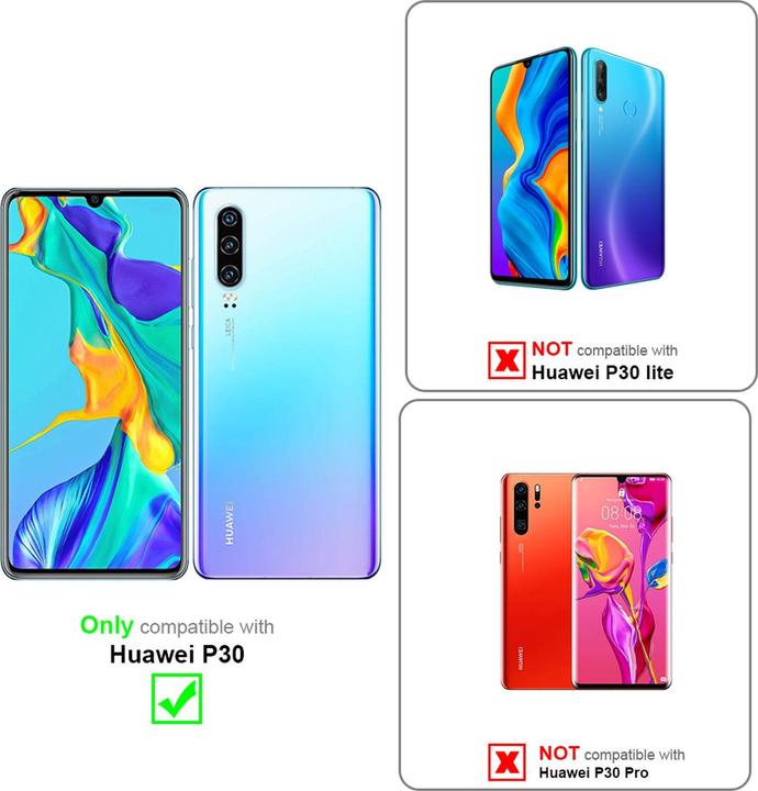 Image du produit Cadorabo Flip comme Invisible Cover (Huawei P30)