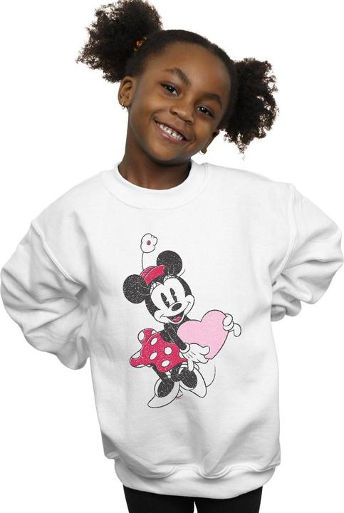 Immagine prodotto Disney Minnie Mouse Love Heart Felpa Ragazze (140, 146)