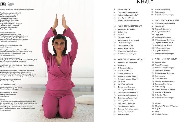 Produktbild Yoga in der Schwangerschaft (Deutsch, Fran¢oise Barbira Freedman, 2015)