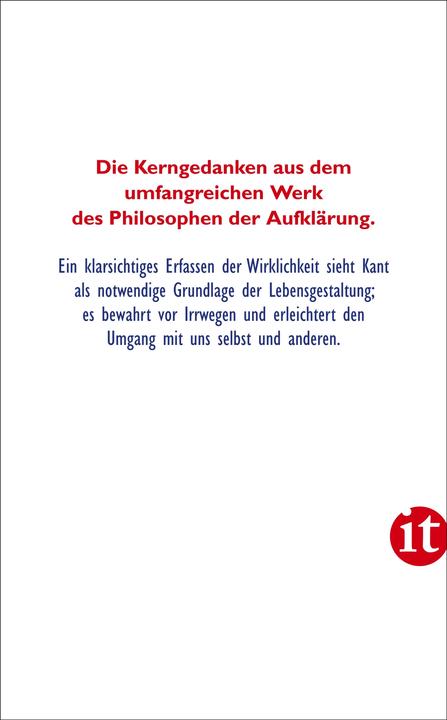 Actual product image Klarsicht mit Kant (German, Immanuel Kant, 2024)