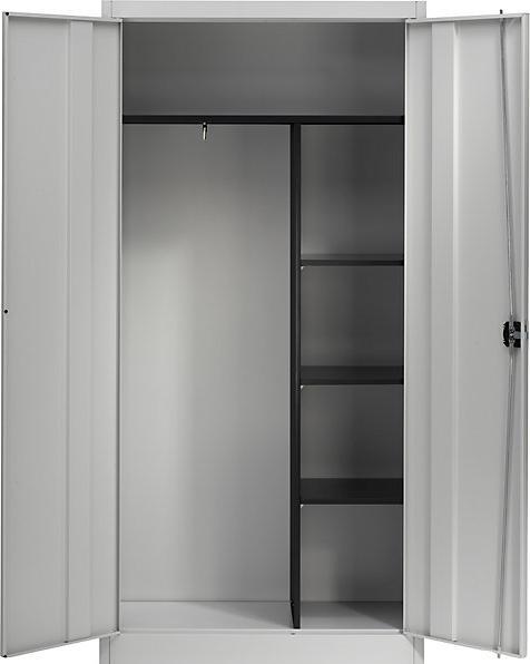 Actual product image Mauser Steel cabinet with hinged doors (95 x 42 x 195 cm)