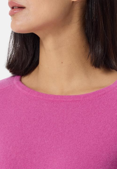 Produktbild Cash-Mere Kaschmir Rundhals Pullover mit Seitenschlitzen (S)
