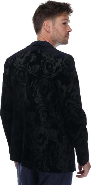 Actual product image Ted Baker Mens Bathj Rose Velvet Jacquard Blazer (XL)