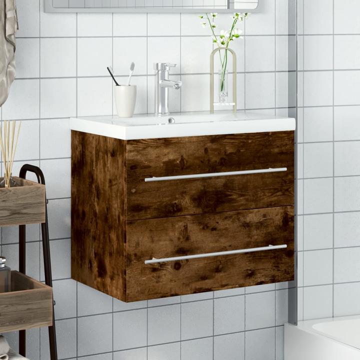 Produktbild VidaXL Waschbeckenunterschrank mit Einbaubecken