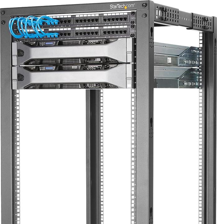 Actual product image StarTech 4-Post (42 RU, 19 inch rack)