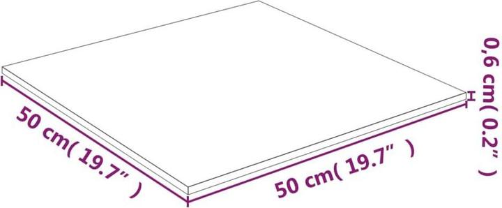 Actual product image VidaXL Desmond (50 x 50 cm)