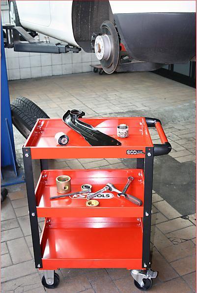 Produktbild KS Tools ECOline Werkstatt-Servicewagen, HxBxT 850x680x425 mm, Tragfähigkeit 150 kg (1 x)