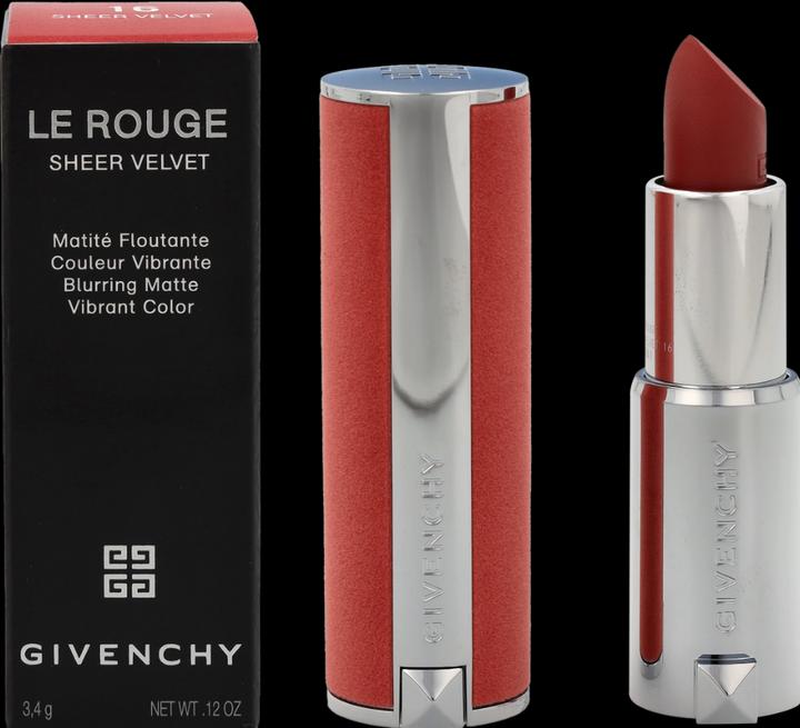 Produktbild Givenchy Le Rouge Sheer Velvet Matte Refillable Lipstick (#16 Nude Boise)