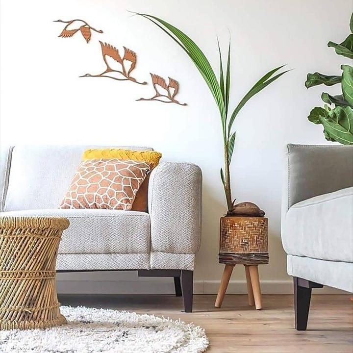 Immagine prodotto Trenddeko Gru - stormo di uccelli 02 (40 x 23 cm, 30 x 13 cm, 30 x 17 cm)