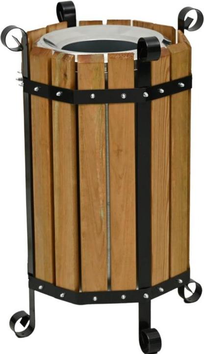 Immagine prodotto Aristar Cestino aperto con rivestimento in legno (50 l)