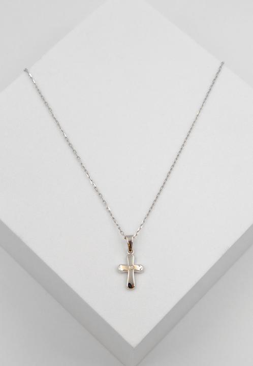 Produktbild Muau Kreuz (750/18K Weissgold)