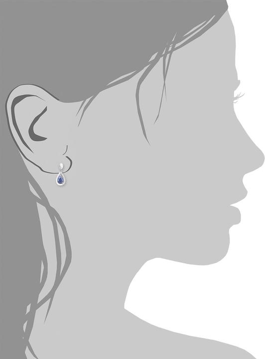Produktbild Amor Diese modischen ca. 20 mm langen Ohrringe sind aus 925er Sterling Silber gefertigt (Silber)